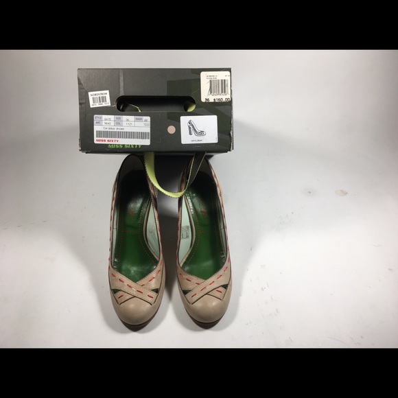 Miss Sixty Stacked Heels Size 36 - Picture 6 of 10